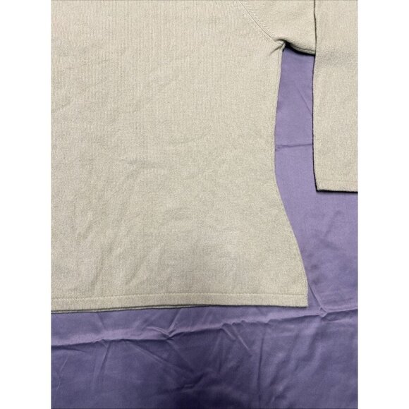 nordsrtom encore off the shoulder sweater size 2x heathered lime 100% cashmere - Picture 14 of 16